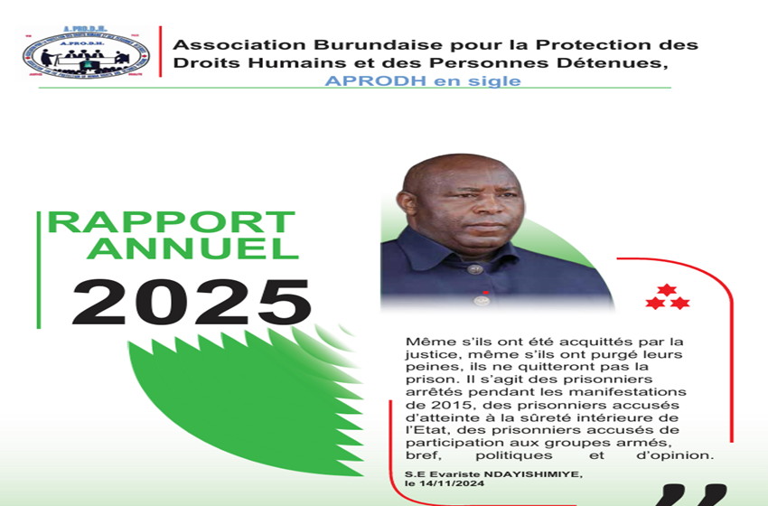 Burundi : explosion du nombre de détenus, la justice en accusation